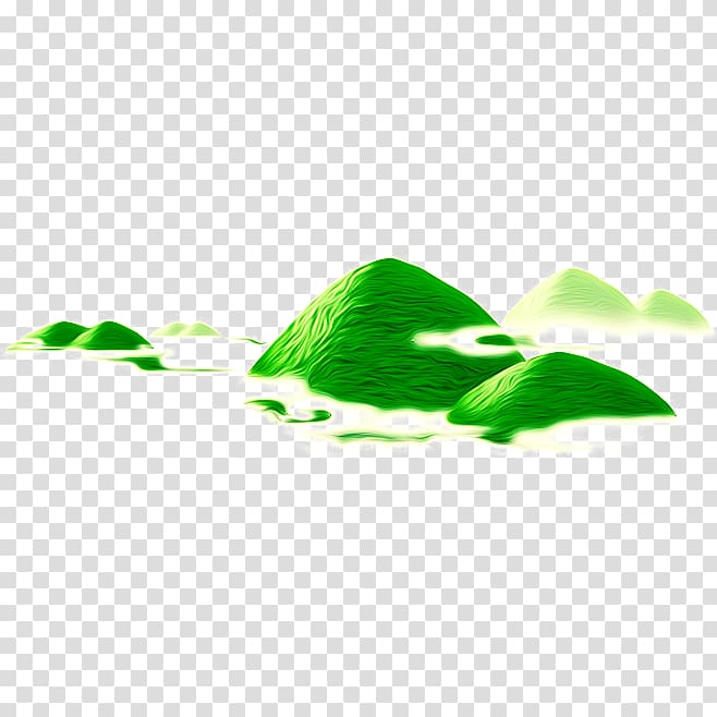 Green tea China, mountain peak transparent background PNG clipart