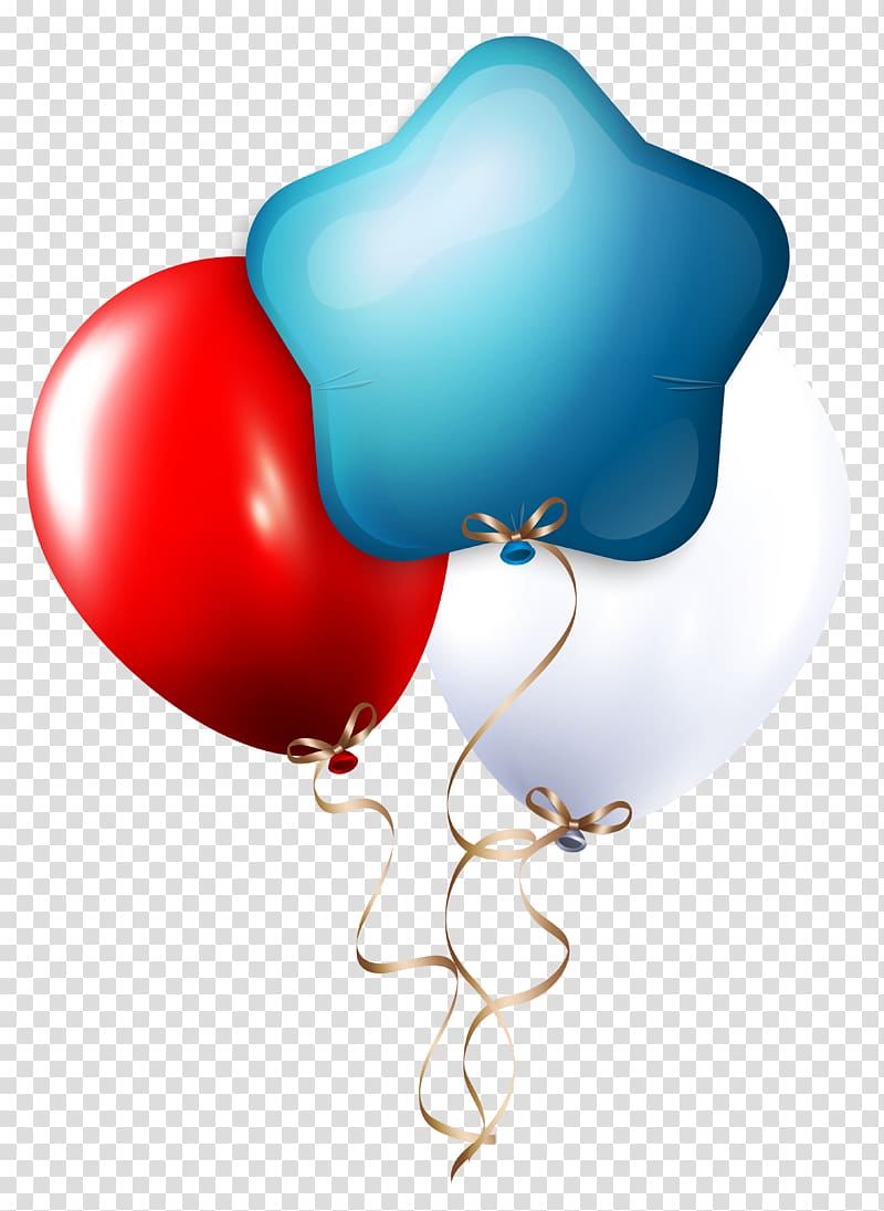 three assorted-color-and-style balloons illustration, Balloon , Balloons transparent background PNG clipart
