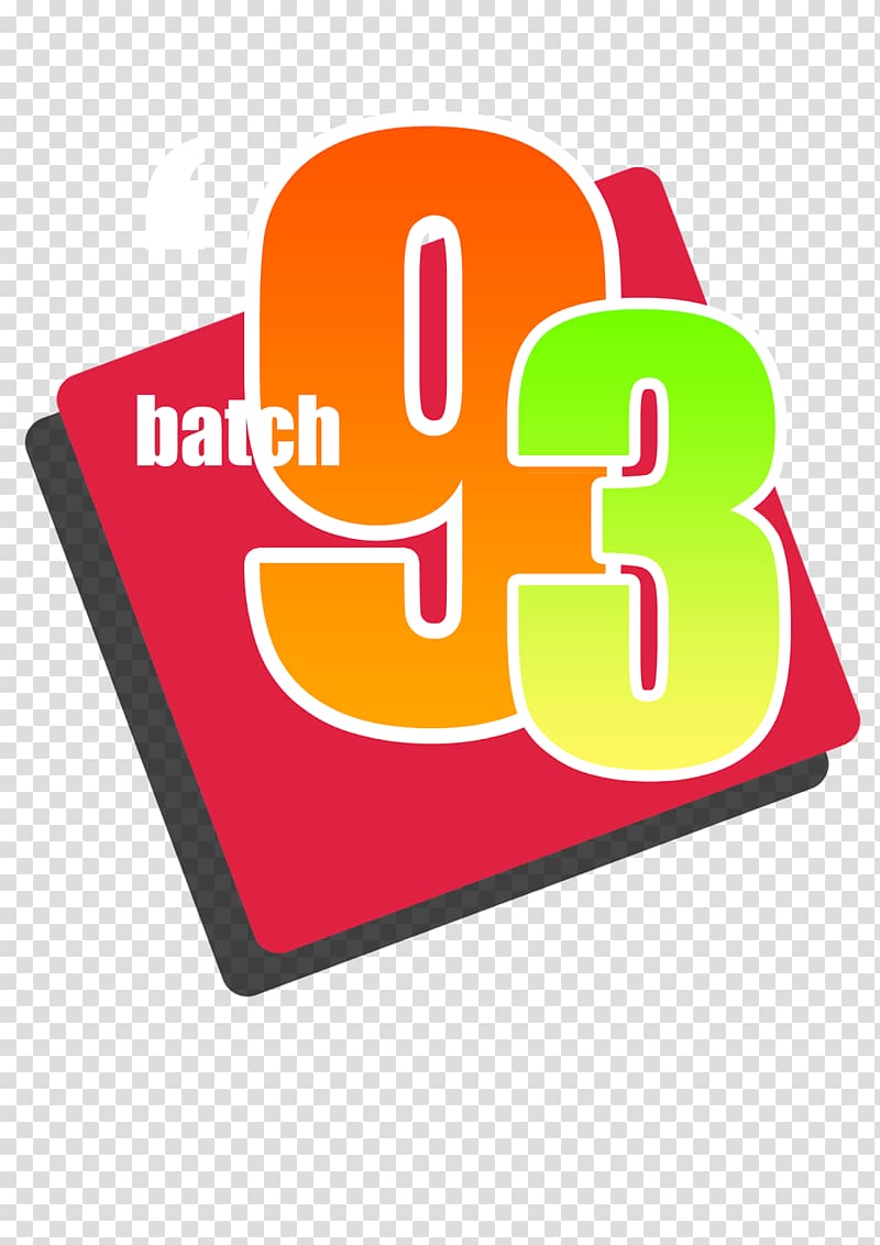 Batch '93 , Logo T-shirt Class reunion , reunion design ideas transparent background PNG clipart
