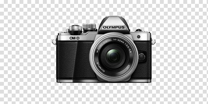 Olympus OM-D E-M10 Olympus OM-D E-M5 Mark II Olympus M.Zuiko Wide-Angle Zoom 14-42mm f/3.5-5.6 Camera, Camera transparent background PNG clipart