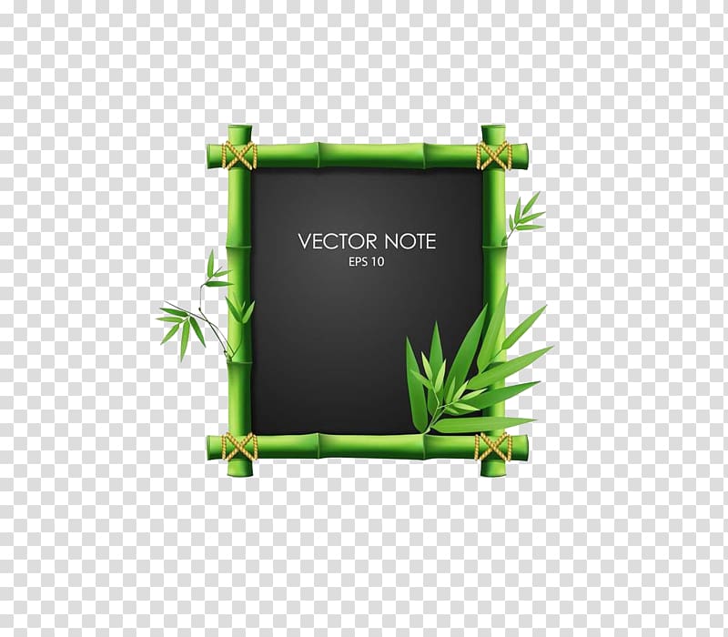 Blackboard Bamboo , Bamboo frame blackboard transparent background PNG clipart