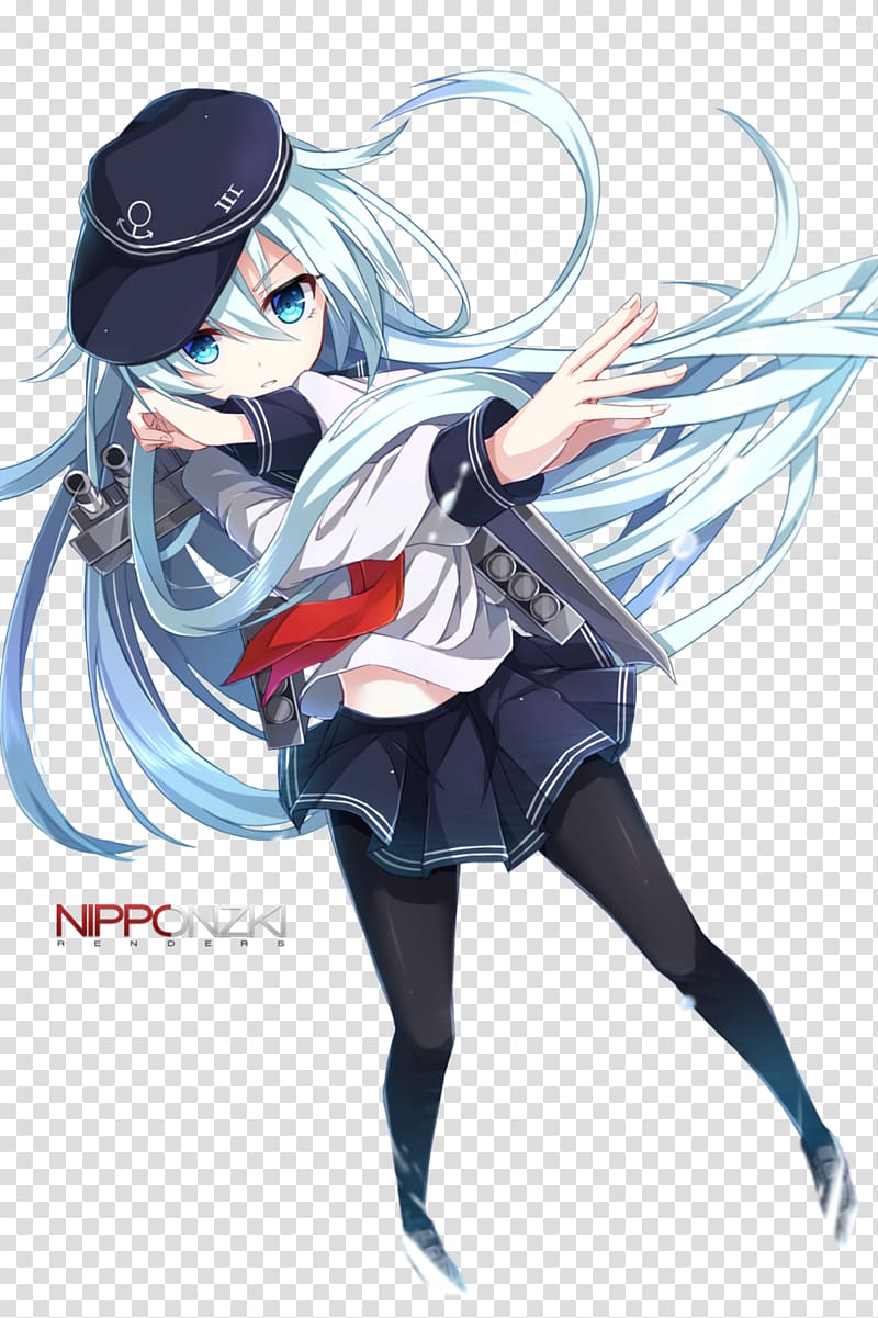 Kantai Collection Japanese destroyer Hibiki Costume Skirt Anime, kantai transparent background PNG clipart