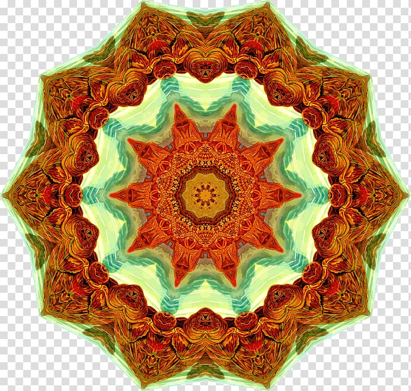 Tie-dye Mandala Dyeing Indigo, rotating mandala transparent background PNG clipart