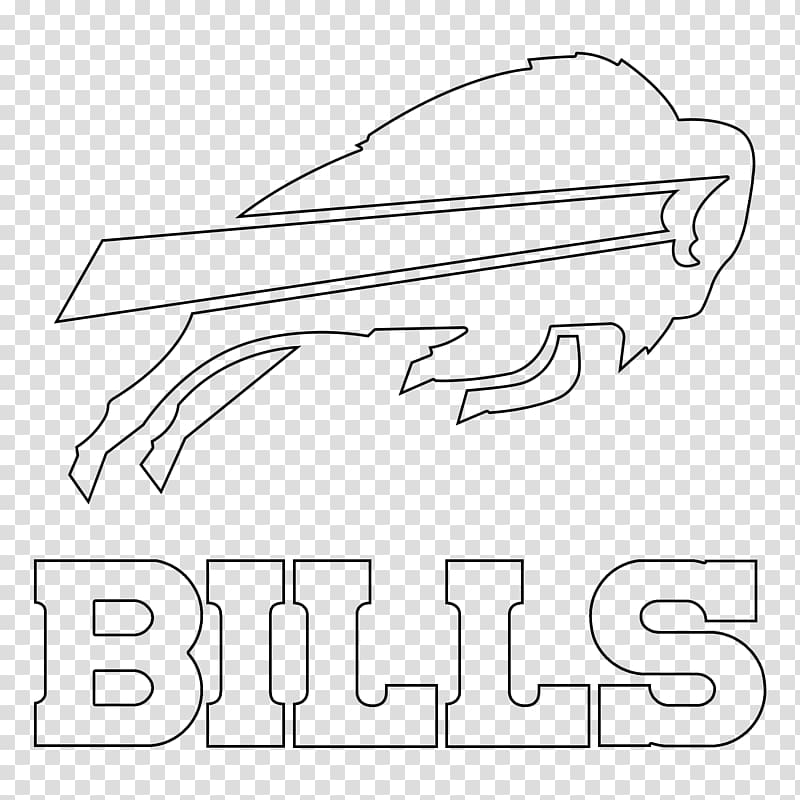 Buffalo Bills Logo Line art, arrow transparent background PNG clipart