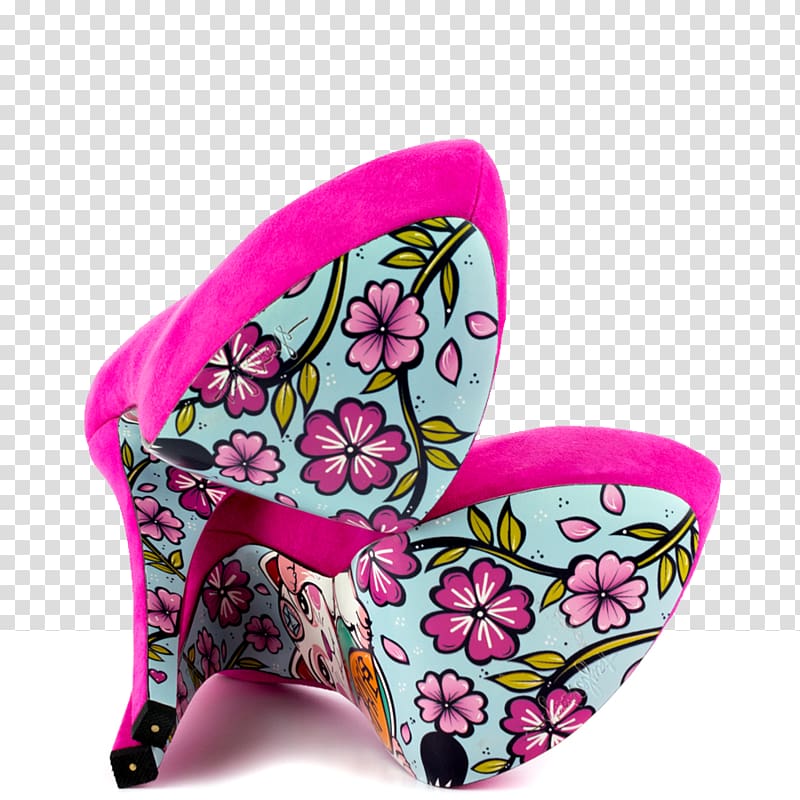 Suede High-heeled shoe Textile, Calico Square Heel Shoes for Women transparent background PNG clipart