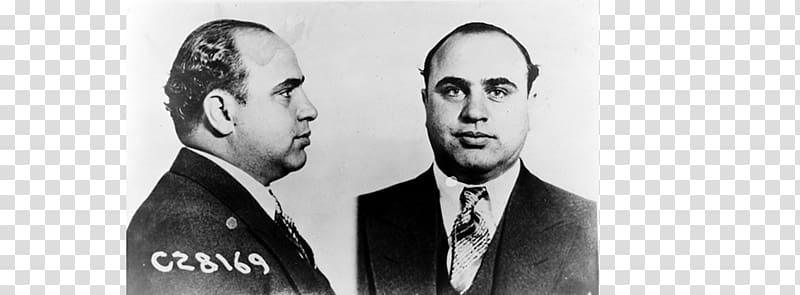 Al Capone Mug shot Gangster Crime Saint Valentine\'s Day Massacre, mug shot transparent background PNG clipart