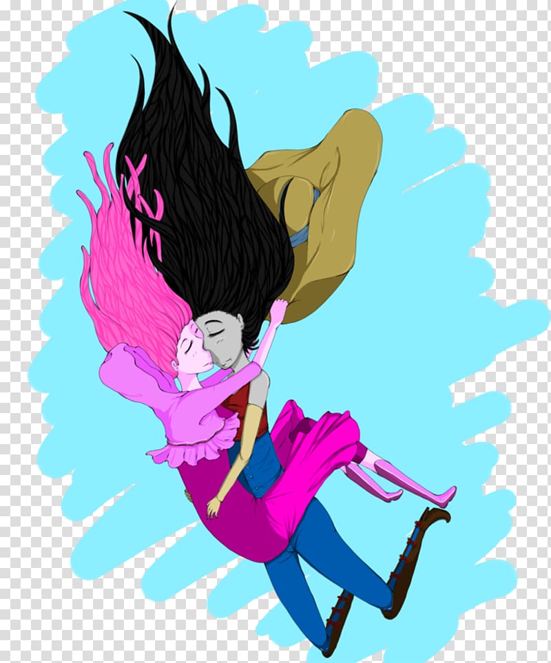 Marceline the Vampire Queen Princess Bubblegum Art Graphic design, fallen transparent background PNG clipart
