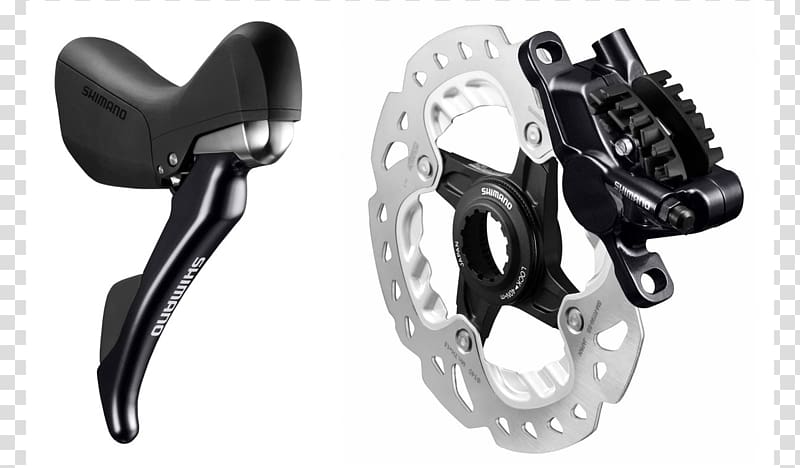 Bicycle Disc brake Groupset Shimano, hand brake transparent background PNG clipart