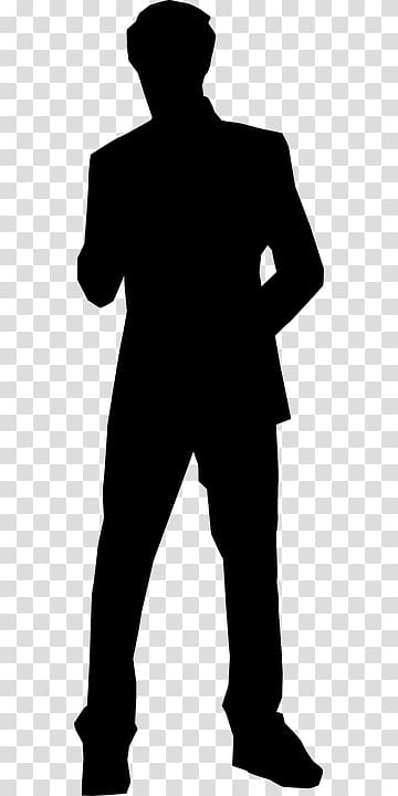 Graphic design , business-man silhouette transparent background PNG clipart