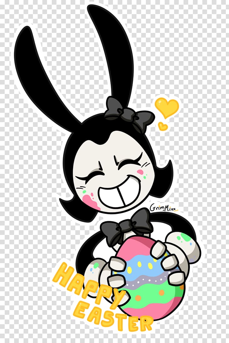 Easter Bunny Bendy and the Ink Machine Drawing, demon bunnies transparent background PNG clipart