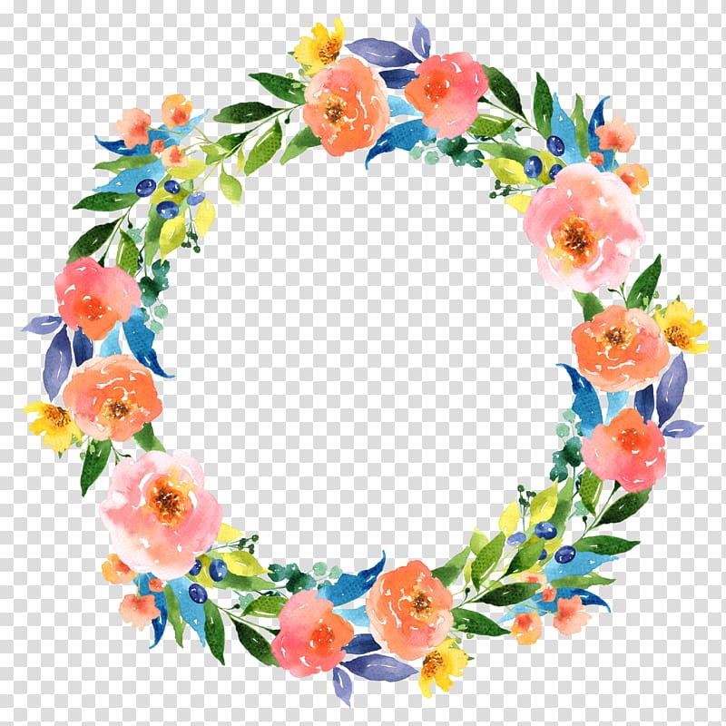 peony wreath transparent background PNG clipart