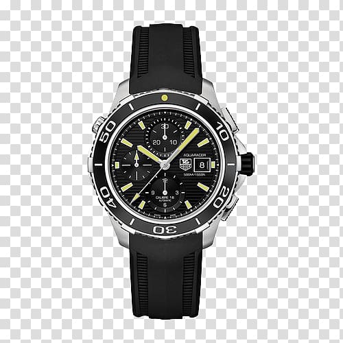 Swatch TAG Heuer Chronograph Jewellery, TAG Heuer Aquaracer watch series transparent background PNG clipart