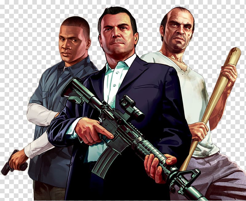 Mafia , Grand Theft Auto V Michael Franklin Grand Theft Auto: San Andreas Trevor Philips Franklin Clinton, gta transparent background PNG clipart