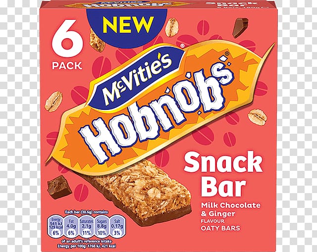Breakfast cereal Milk Hobnob biscuit British Cuisine McVitie's, snack bar transparent background PNG clipart