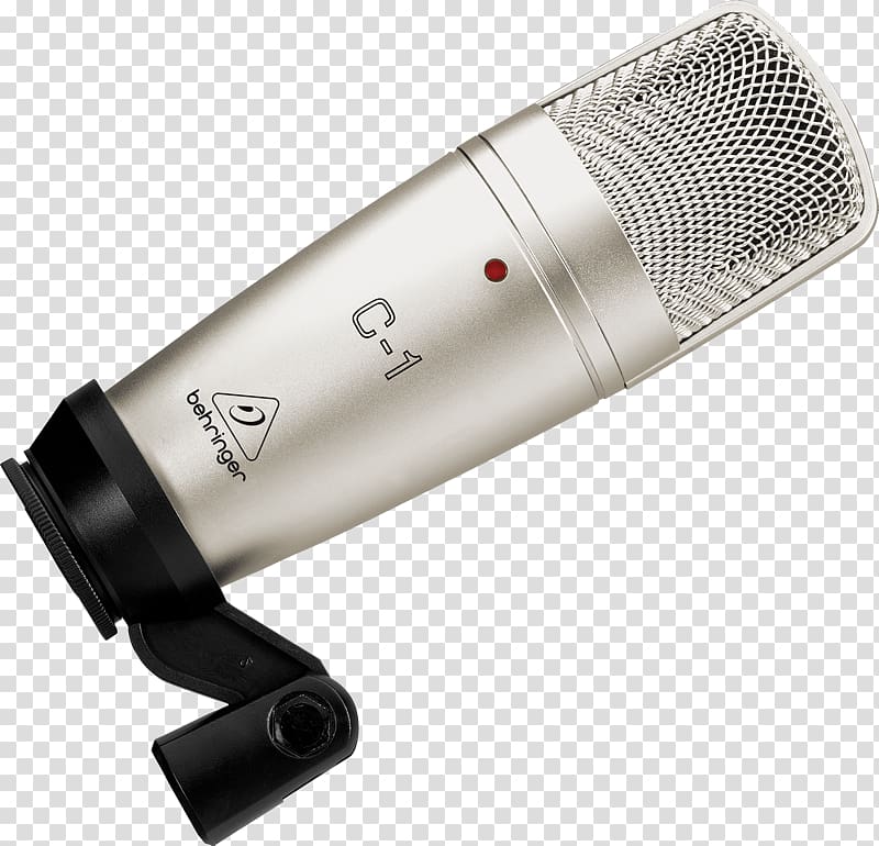 Microphone BEHRINGER C-1 Music Capacitor, microphone transparent background PNG clipart