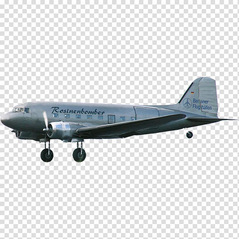 Douglas DC-3 Aircraft Douglas C-47 Skytrain Airplane Douglas DC-2, rubber wood transparent background PNG clipart