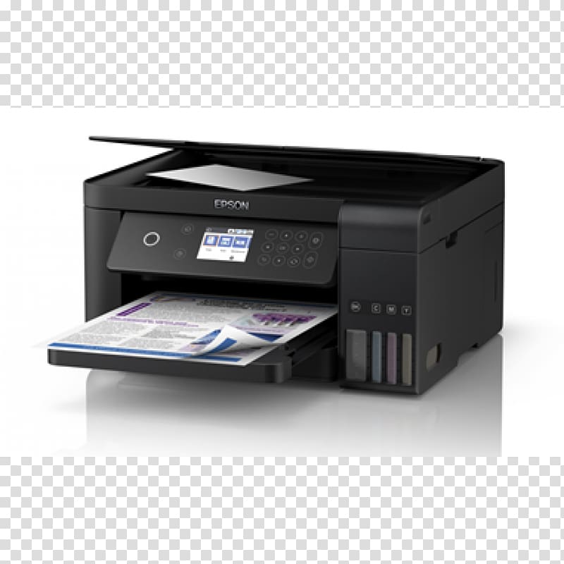 Inkjet printing Laser printing Printer Epson Automatic document feeder, printer transparent background PNG clipart