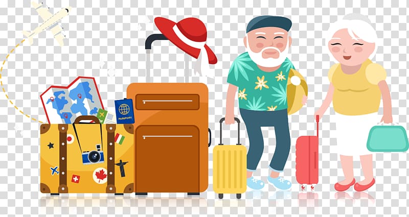 Travel Agent Tourism Vacation, couple travel transparent background PNG clipart