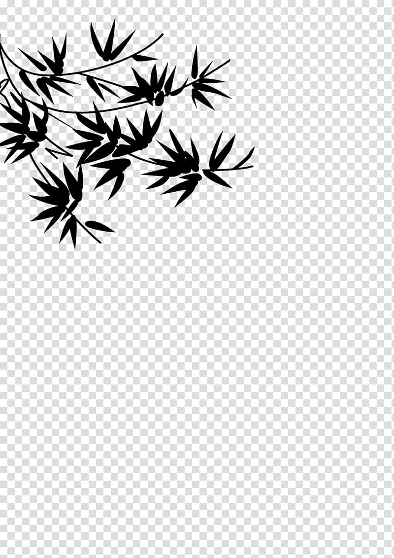 Bamboo Twig , Bamboo decorative corner transparent background PNG clipart