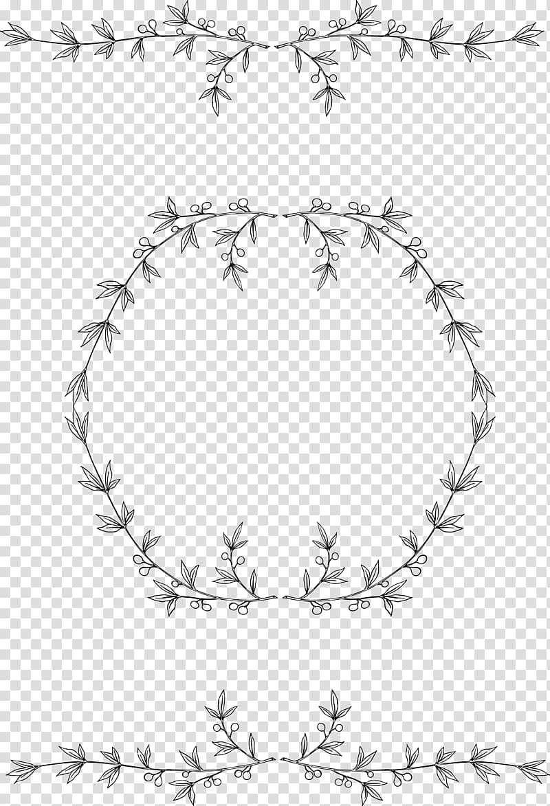 Borders and Frames Laurel wreath , floral wreath transparent background PNG clipart