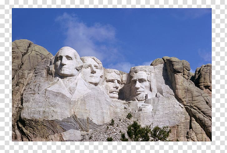 Mount Rushmore National Memorial Keystone Custer State Park Crazy Horse Memorial Badlands National Park, mount rushmore transparent background PNG clipart