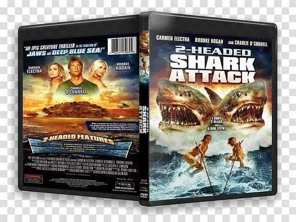 2-Headed Shark Attack Film United States The Asylum, Shark attack transparent background PNG clipart