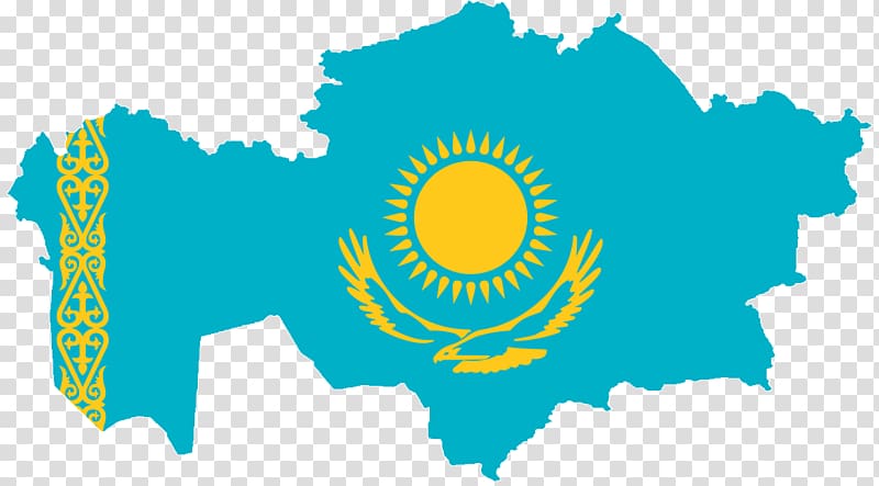 Taraz Kazakh Soviet Socialist Republic Flag of Kazakhstan Map, map transparent background PNG clipart