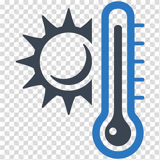black and blue high temperature illustration, Temperature Thermometer Computer Icons , Icon Drawing Temperature transparent background PNG clipart