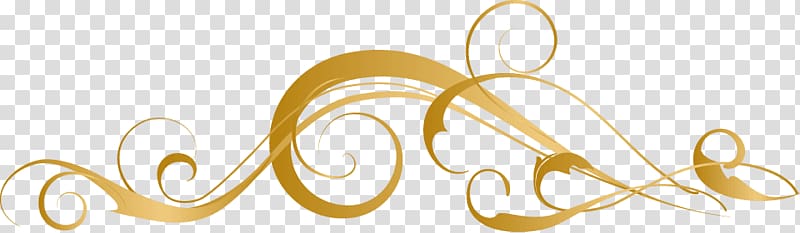 gold decorative scroll clip art