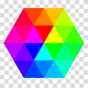Hexagon Color Triangle Pentagon , colored hexagon transparent background PNG clipart thumbnail
