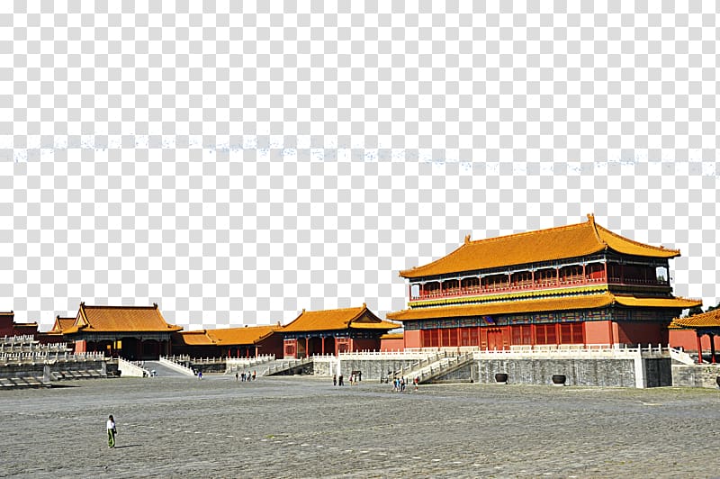 Tiananmen Square Forbidden City Temple of Heaven Great Wall of China, Forbidden City transparent background PNG clipart
