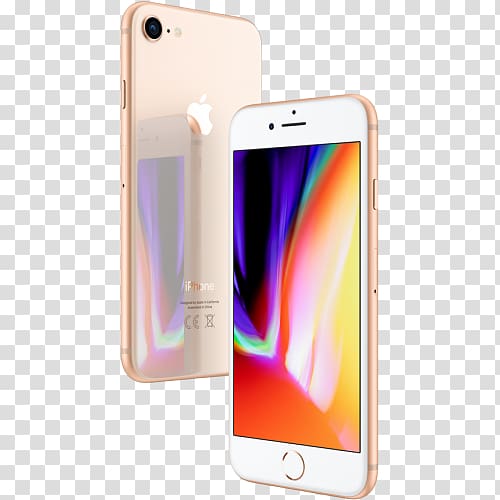 IPhone 8 Plus Telephone Apple FaceTime, apple transparent background PNG clipart
