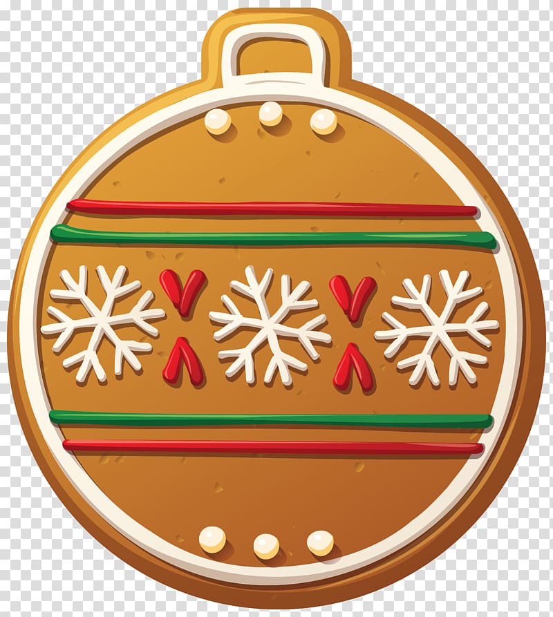 brown Christmas bauble illustration, Christmas ornament Christmas decoration , Gingerbread Christmas Ball Ornament transparent background PNG clipart