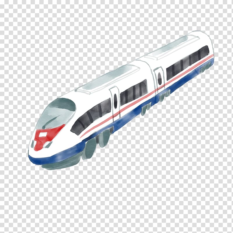 Train High-speed rail Rail transport Maglev, white train transparent background PNG clipart