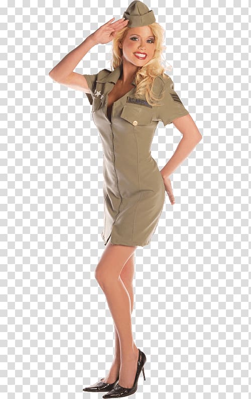 Halloween costume Costume party Military Woman, military transparent background PNG clipart