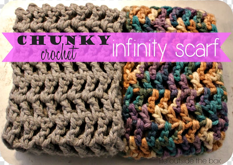 Crochet Scarf Knitting Pattern Easy & Quick, crochet scarf pattern transparent background PNG clipart