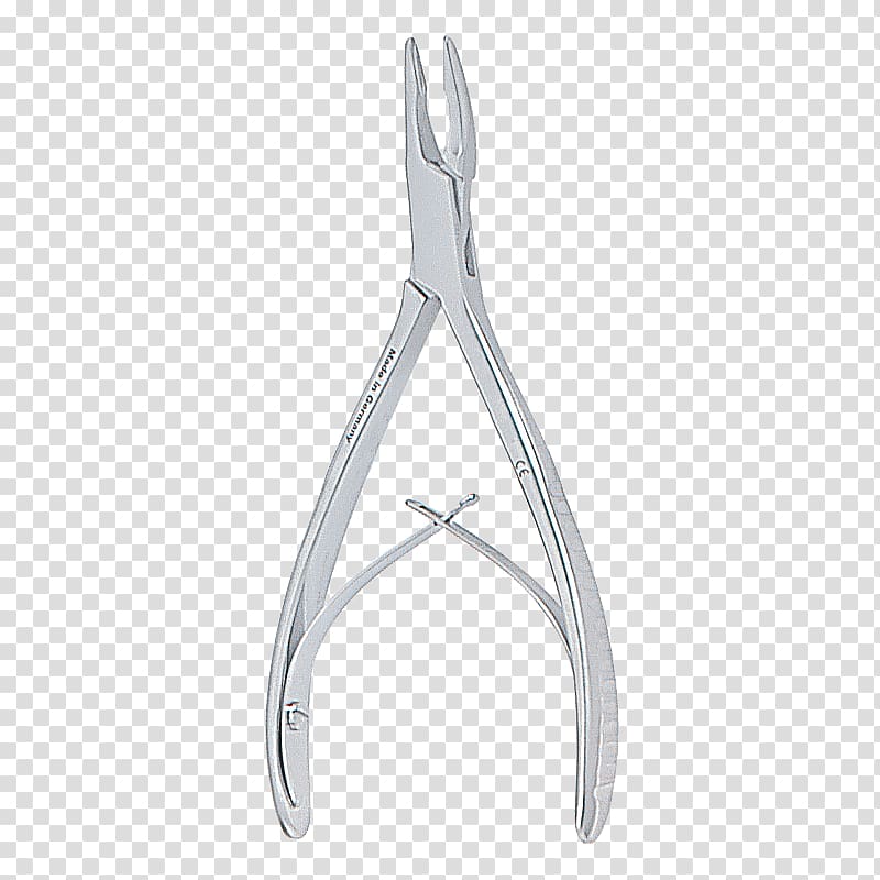 Rongeur Surgery Diagonal pliers Forceps, Pliers transparent background PNG clipart