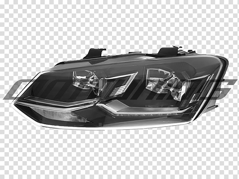 Headlamp Volkswagen Polo GTI Car Bumper, car transparent background PNG clipart