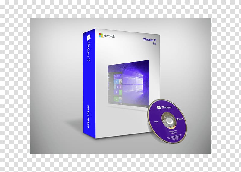 Computer Software 64-bit computing Windows 10 Microsoft Windows Microsoft Corporation, windows 10 dvd cover transparent background PNG clipart