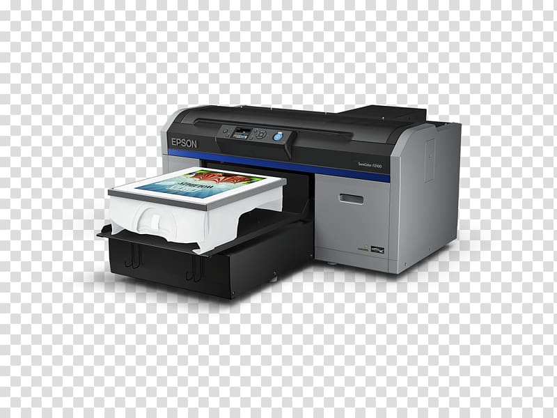 Direct to garment printing Epson Printer Textile, printer transparent background PNG clipart