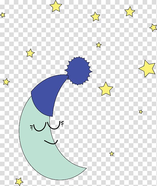 Drawing Moon , sleepy transparent background PNG clipart