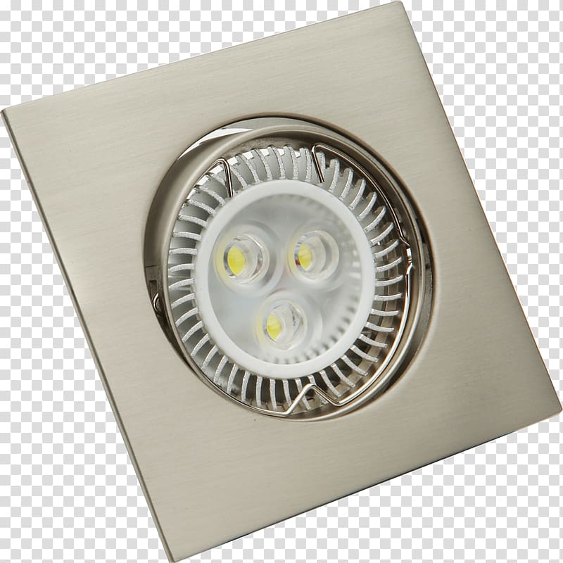 Recessed light Lighting Multifaceted reflector LED lamp, light transparent background PNG clipart