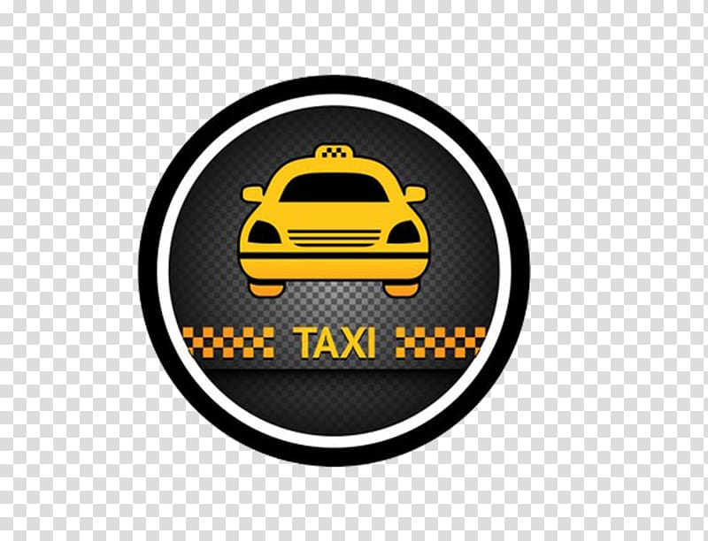 Modern taxi cab logo for company. Vector illustration of taxi app icon for  web, mobiles and devices. Public transport symbol. Emblem 