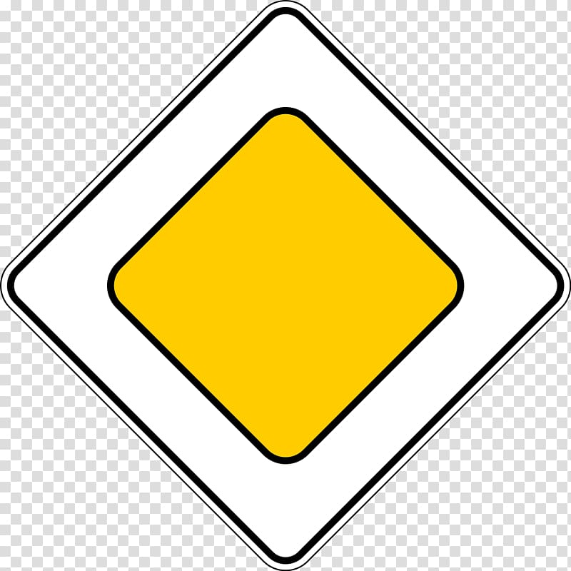 Priority signs Traffic sign Road Information, Traffic Signs transparent background PNG clipart