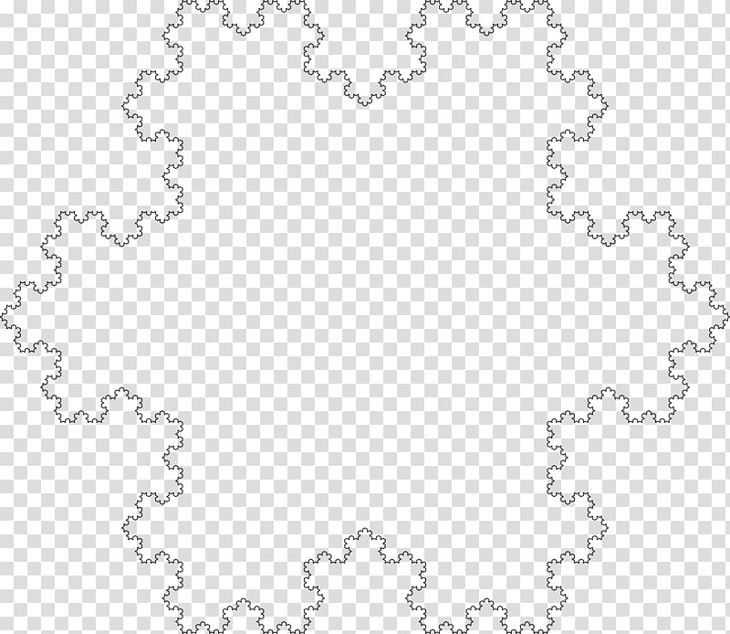 Fractal Koch snowflake , others transparent background PNG clipart