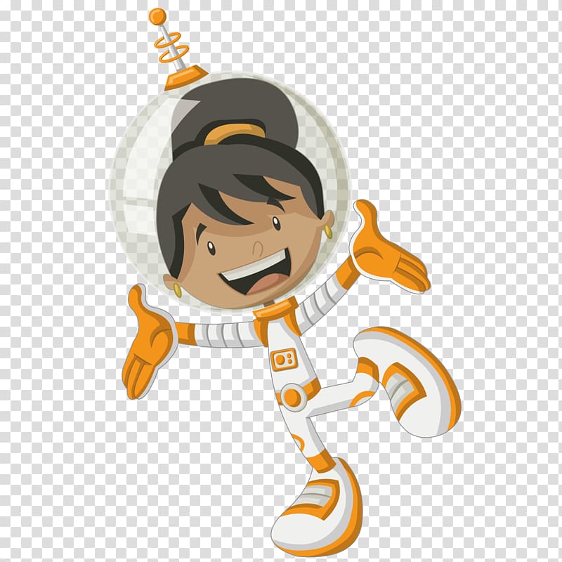 person in astronaut suit illustration, Astronaut Woman Black Spaceflight, Black female astronaut transparent background PNG clipart