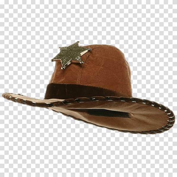 brown cowboy hat, Kids' Sheriff's Hat transparent background PNG clipart