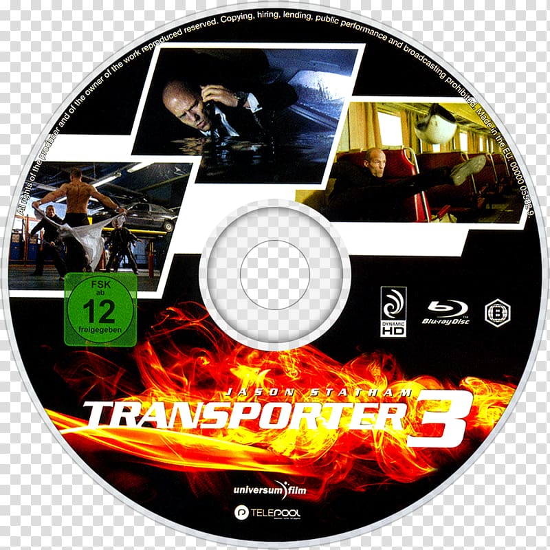 Blu-ray disc DVD The Transporter STXE6FIN GR EUR, dvd transparent background PNG clipart