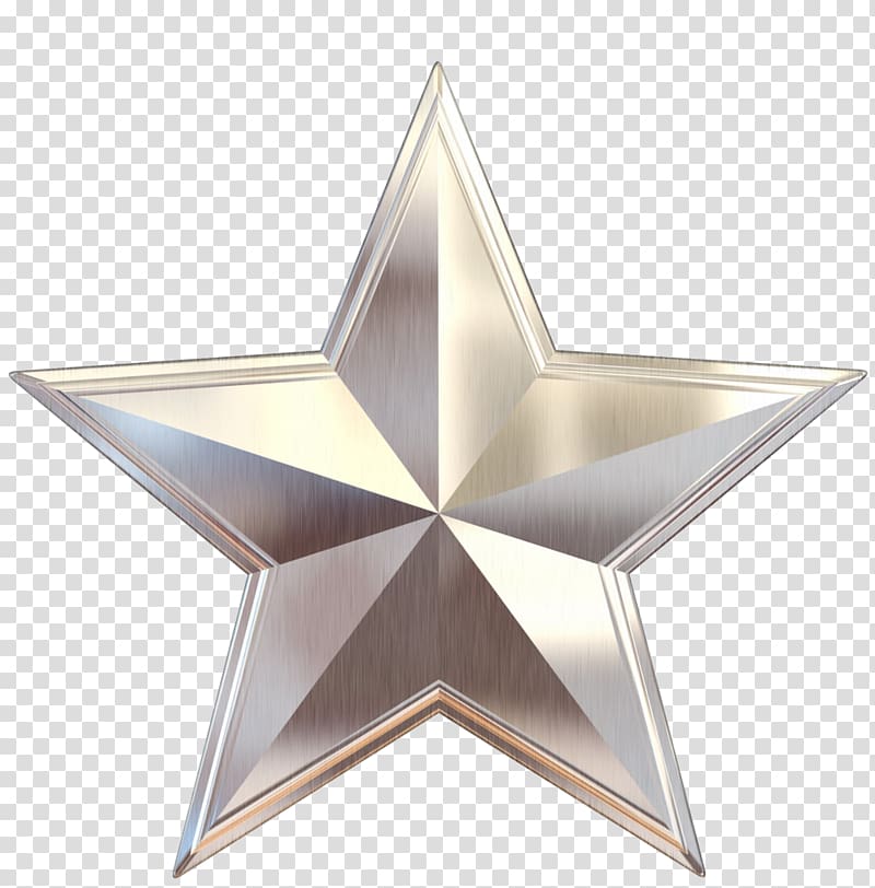 Metal Silver Gold , star transparent background PNG clipart