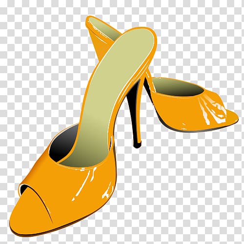 High-heeled footwear Cartoon Drawing, Cartoon high heels transparent background PNG clipart